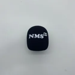 Customized Microphone Logo Foam Windshield with Dead Cat Pop Filter (With logo)