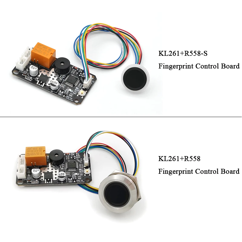 Fingerprint Control Board Module DC5.5-15V Low Power Consumption Relay Output Admin/User Function For Access Control