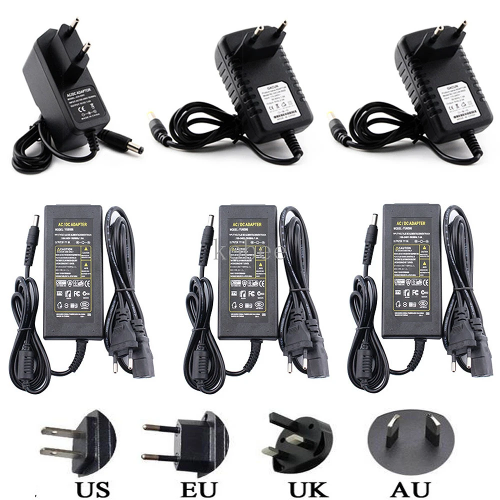 Switching Power Supply Transformer - AC 110V/220V To DC 5V 12V 24V Adapter For LED Strips, 3D Printers