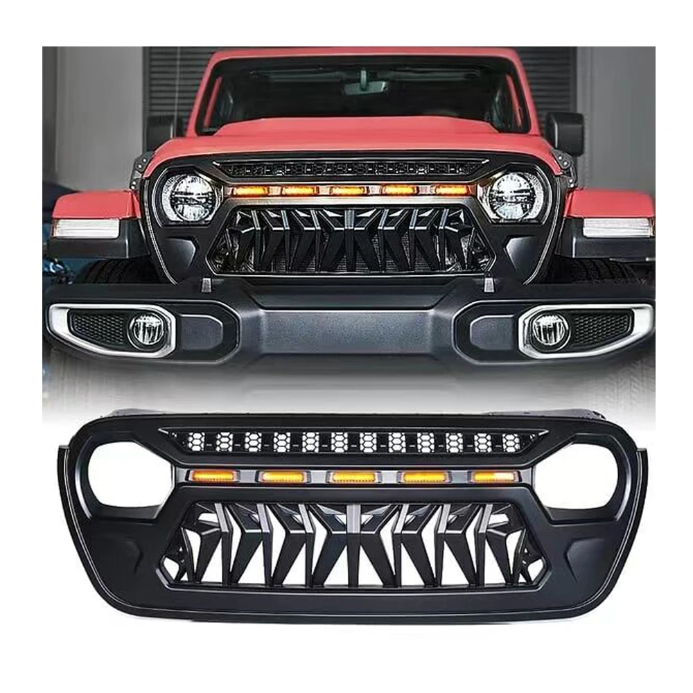 

Shanghai Lantsun JL1264 ABS grille for jeep for wrangler jl car accessories for jeep front grill