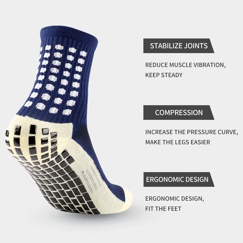 Enhanced Grip Athletic Anti-Slip Socks