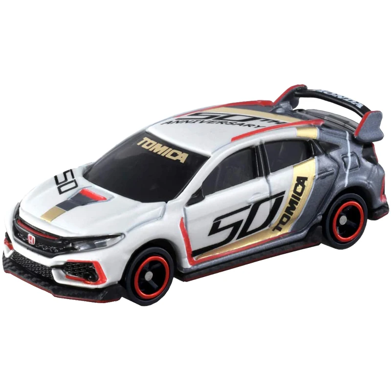 

Модель автомобиля TAKARA TOMY 50-й юбилейный выпуск, Мужская игрушка, подарок Honda Civic, коллекция декоративных кусочков для детских подарков