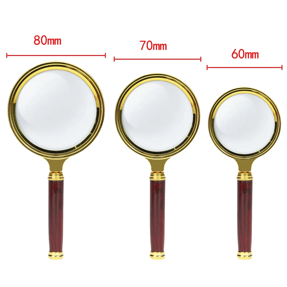 10X Foldable Handheld Magnifier Mini Pocket Microscope Reading Magnifying Glass Lens Jewelry Loupe 90mm 80mm 70mm 60mm jewelry magnifier jewelry magnifying glass magnifying glass reading magnifier