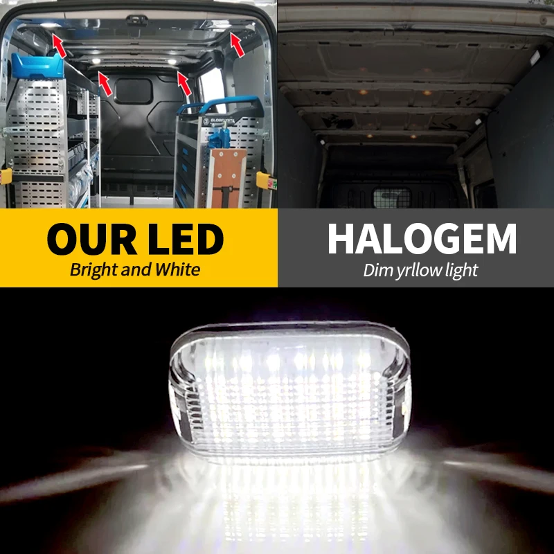 2PCS LED Interior Dome Lights