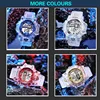 YIKAZE Luminous Men Sport watch Waterproof Alarm Clock Outdoor Sport Wristwatch Large Dial  LED Digital Watch for Man Kids 6