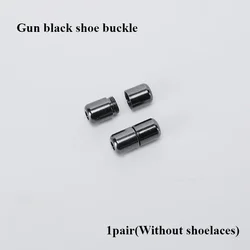 Elastic No-Tie Metal Lock Shoelaces - 100cm (Two shoe buckles)