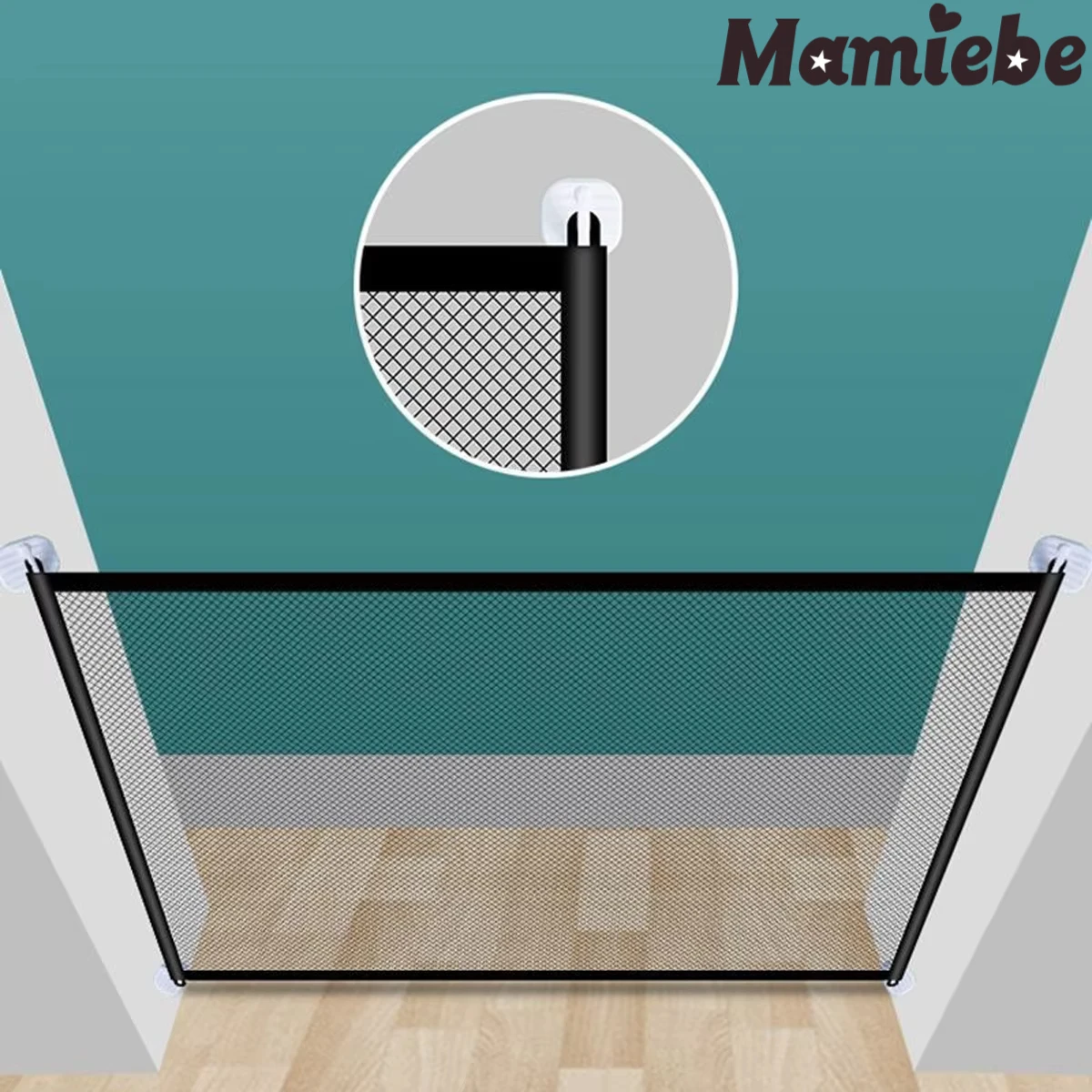 Children's Safety Guardrail Durable Balcony Net Deck Fence Fine Mesh Indoor Barrier Multi-Purpose Protection child safety net