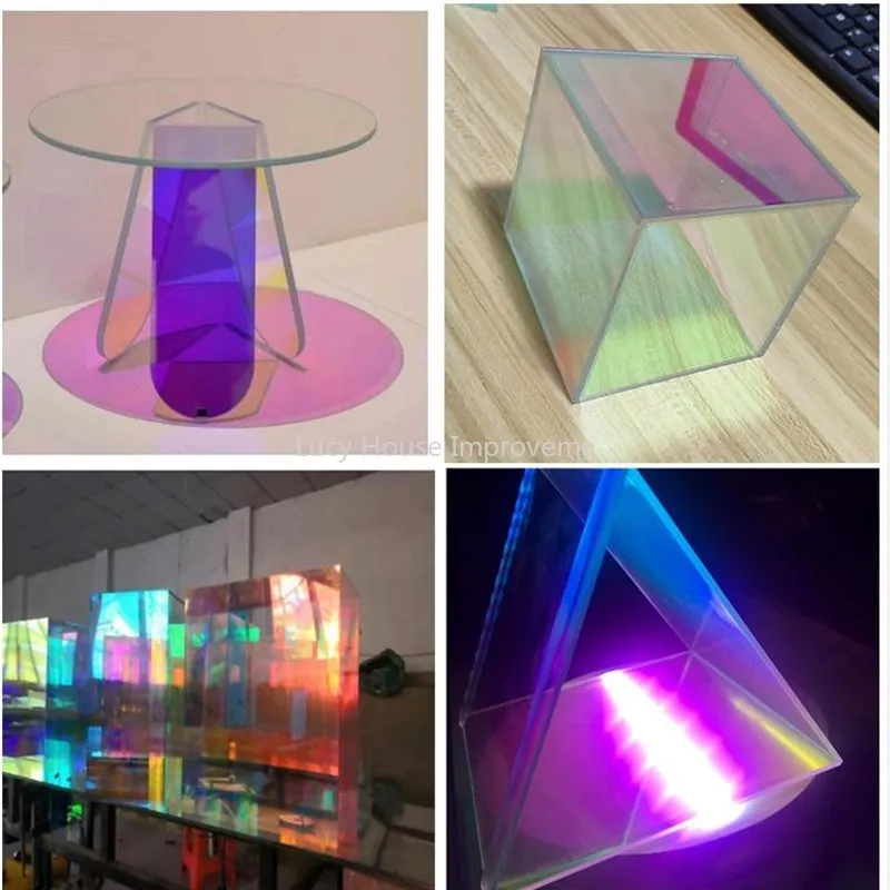 Laser Plexiglass Rainbow Board Acrylic (PMMA) Iridescent/Radiant Sheet,Organic Glass Plate Oргстекло For Advertising/Decorate