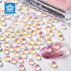 SS12 1440pcs Mermaid High Quality Glass Glitter Drop Rhinestones for 3D Nail Charm Art Decoration Strass Diamonds 1