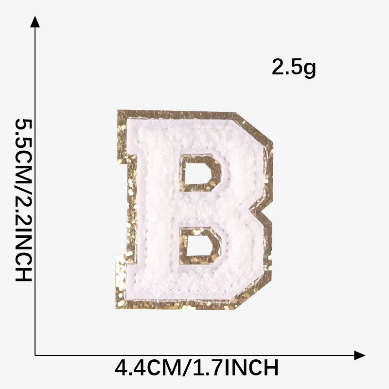 5pcs 5.5CM Pink Chenille Letter Patches Iron on Towel Embroidered Felt  Alphabet Glitter Sequin Heat Adhesive ABC DEF DIY Name - AliExpress