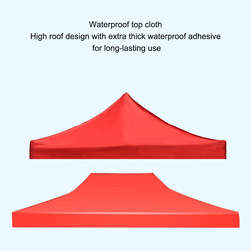 Wide Application Outdoor Canopy Cover For Various Occasions Gazebo Pavilion Roof Tarpaulin red 3x3