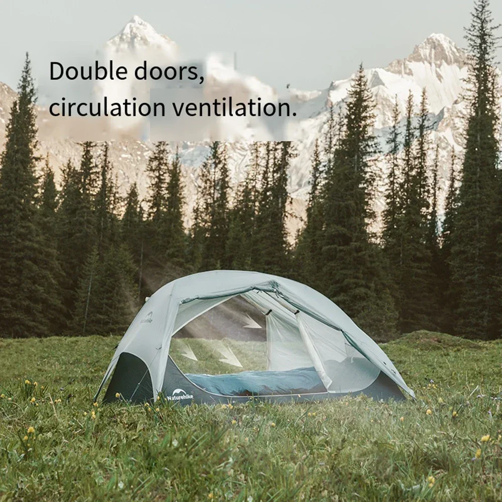 2/3 Person Waterproof and Windproof Lightweight Backpack Tent for Outdoor, Hiking, Camping, Mountaineering and Traveling