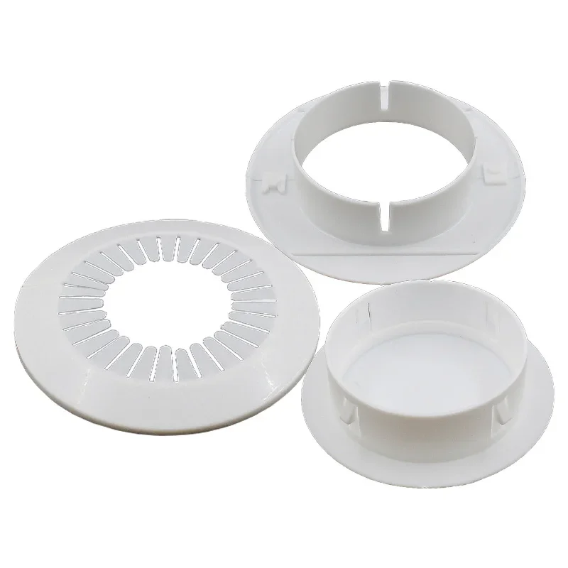 Plastic vent cover air vent cover air conditioning hole cover plastic access panel Reserved hole plugging Panel concealer round Air-conditioning pipe Dust plug Decor cap for Home office Hotel