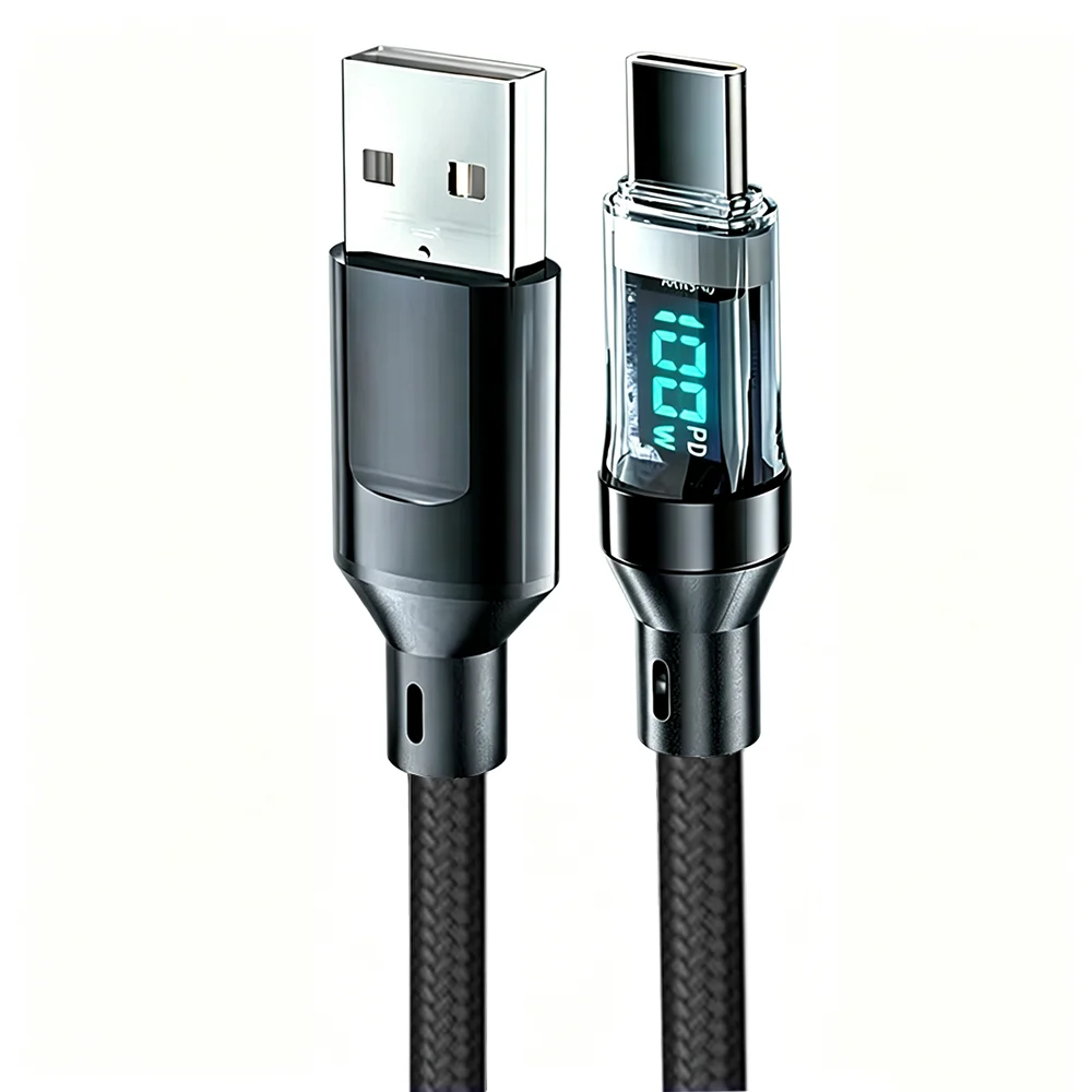 ตัวเลือกสินค้า สายชาร์จ USB-C 120W ชาร์จเร็ว ใช้ได้กับหลายแบรนด์