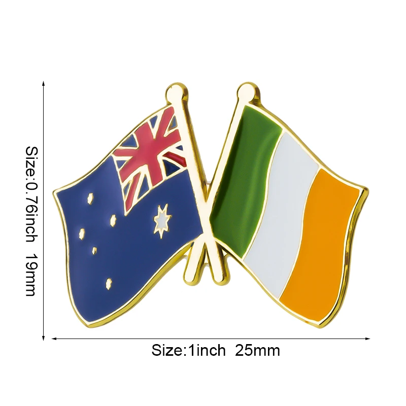 Australian Flag Badge Brooch - National Lapel Pin