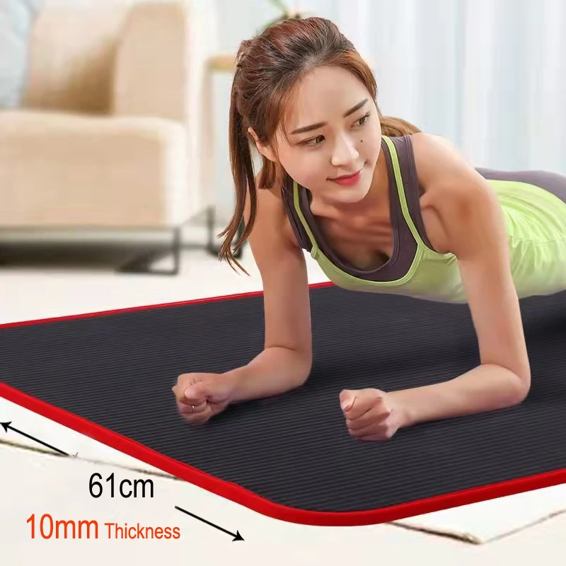 Yoga Mat Thick Yoga Acupressure Mat for Meditation Anti-Slip Gym Massage Pad Body Building Yoga Sports Mattress at Home 10mm