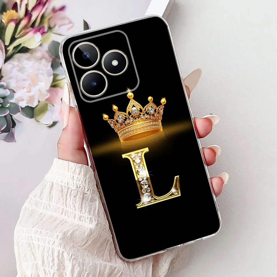 Fashionable Soft Silicone TPU Phone Case - Stylish Letter Design