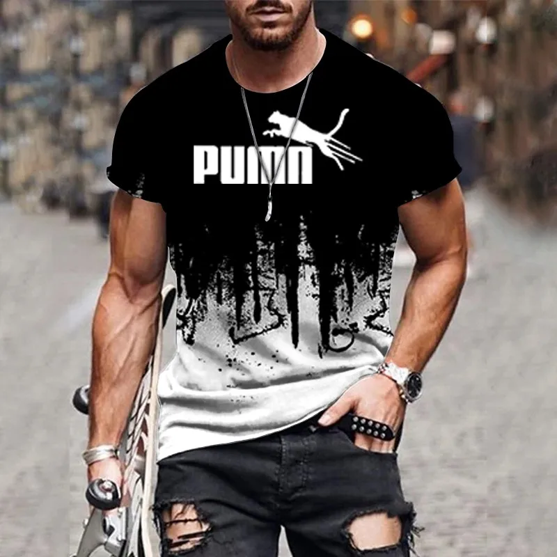 

Classic High Quality Crew Neck Short Sleeve T-shirt Men's Summer Casual Cotton T-Shirt Luxury Trend Fashion Men Clothing