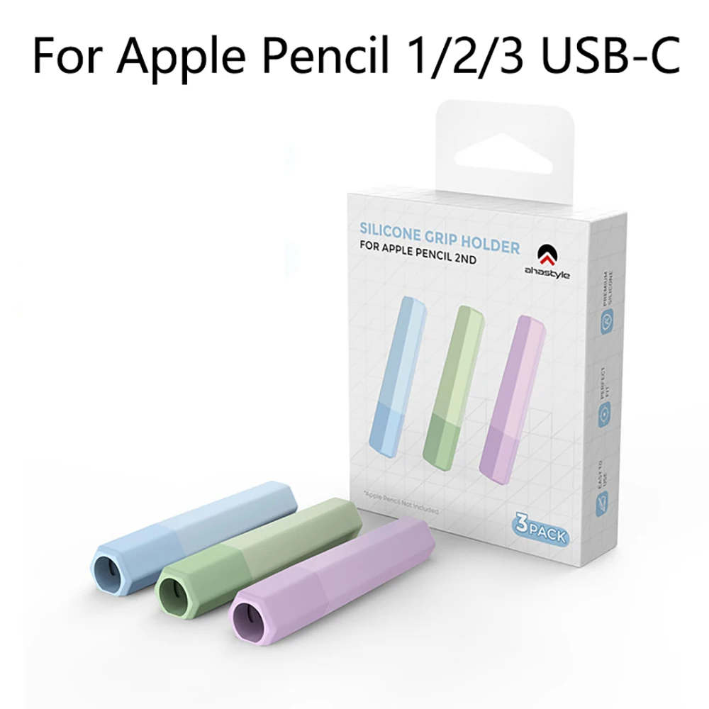 Per Apple Pencil 3 Usb-C Cover Universale Colorato Per Ipad Pencil 2/1 Custodia Protettiva Antiscivolo Custodia Portapenne In Silicone