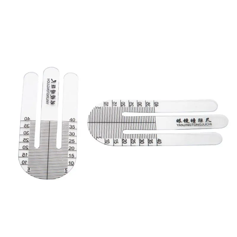 

co530 Eye Ophthalmic Tool Optical PH Ruler Pupil Height Meter Optometry PH Test 1 Pair