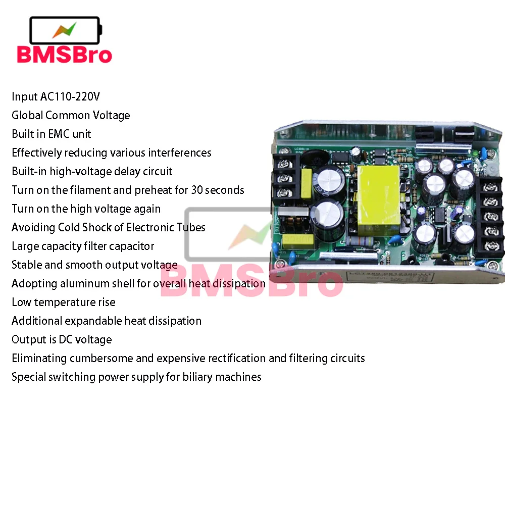 真空管パワーアンプ,250W,AC-DC V,110V〜220v,0.6a 300v 4a 12.6