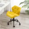 Eldon Diamond Tufted Adjustable Swivel Office Chair, Yellow 3