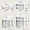 Drawer Jewelry Makeup Storage Box Large Capacity Transparent Makeup Storage Box Multi-layer Multi-functional Desktop Organizer 6