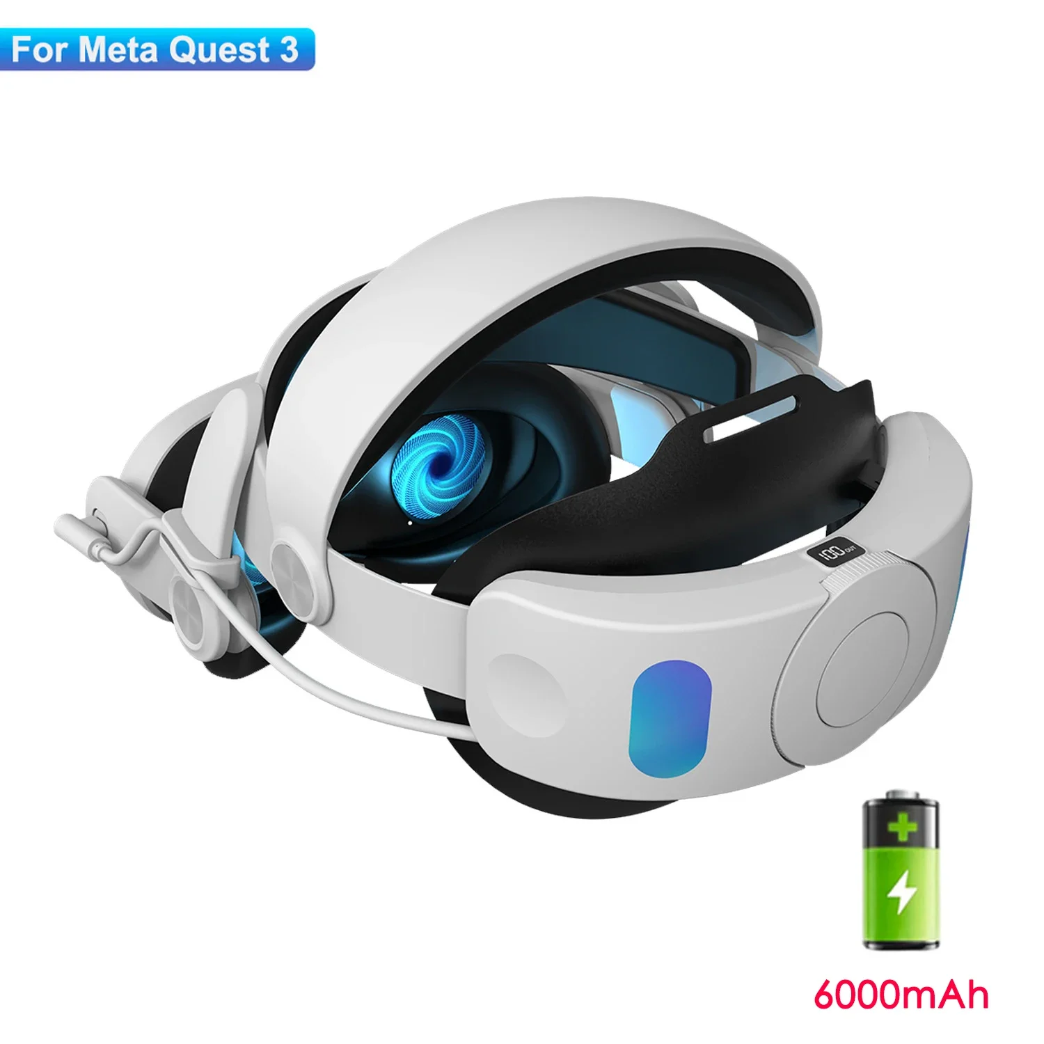 Metaquest 3s Quest 3s Battery Head Strap Compatible With Meta