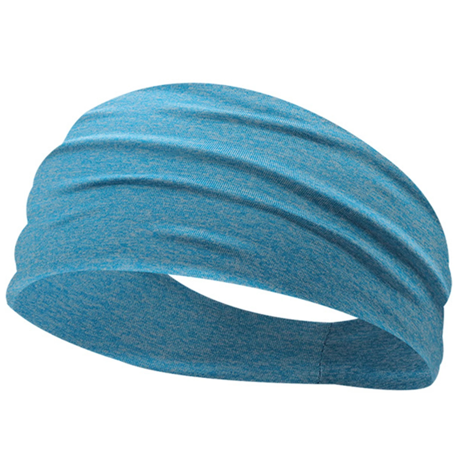 

Workout Headbands Wide Sweat Guide Hair Belt Stretchy Moisture Wicking Sweatband For Running Fitness