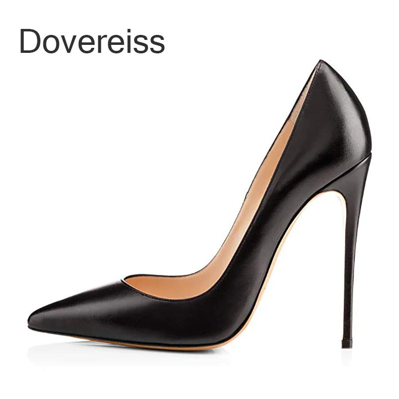 

Dovereiss 2023 Fashion Women Shoes Sexy Apricot Stilettos Heels Pumps Summer New Elegant Office Lady Party Shoes Big Size 46 47