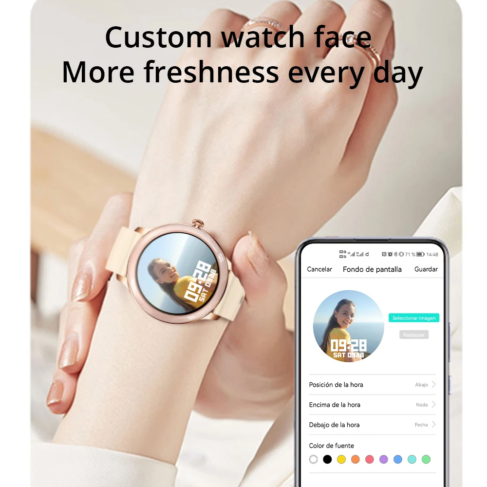 COLMI V33 ̵ Smartwatch 1.09 ġ ü ȭ µ  ڵ    Ʈ ġ