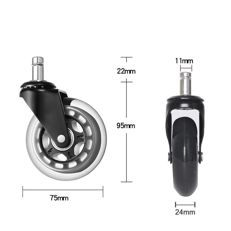10 11mm 5 pces 3 polegada rodas 03