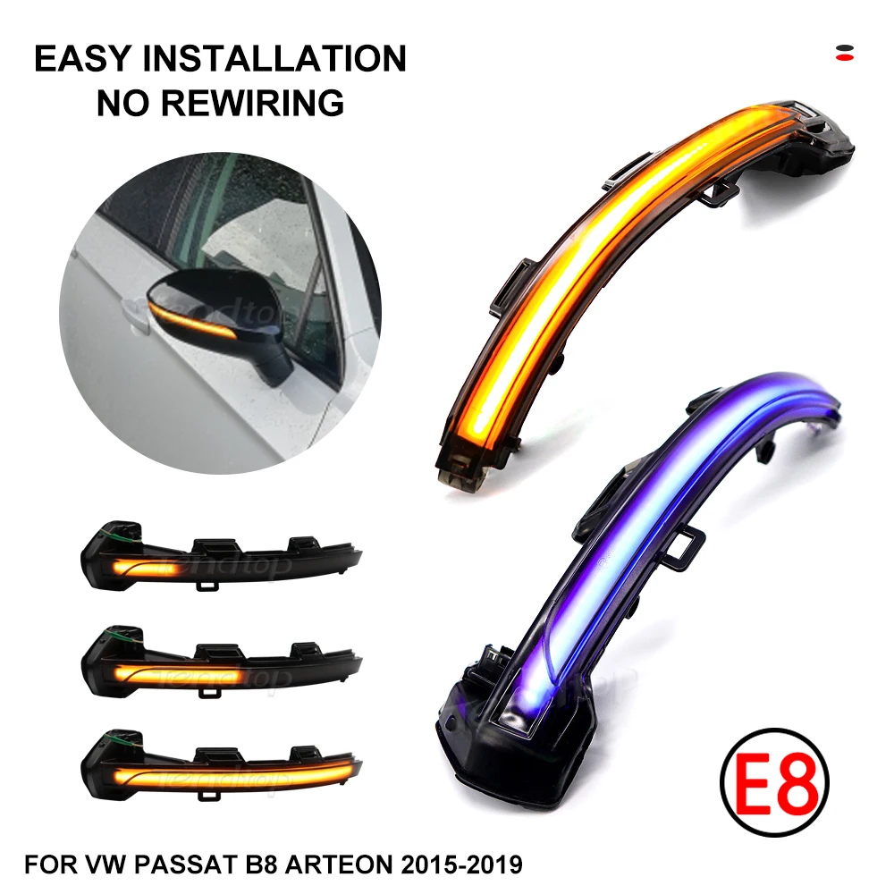 

Динамический фонарь поворота для VW Passat B8 Arteon Golf MK8/GTI 8/Golf R 8