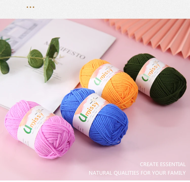 4pcs crochet Yarn Cotton Knitting Yarn Crochet Yarn for Knitting  Anti-Static Soft Cheap Yarn Factory Price for Sale - Price history & Review, AliExpress Seller - You-Me Store