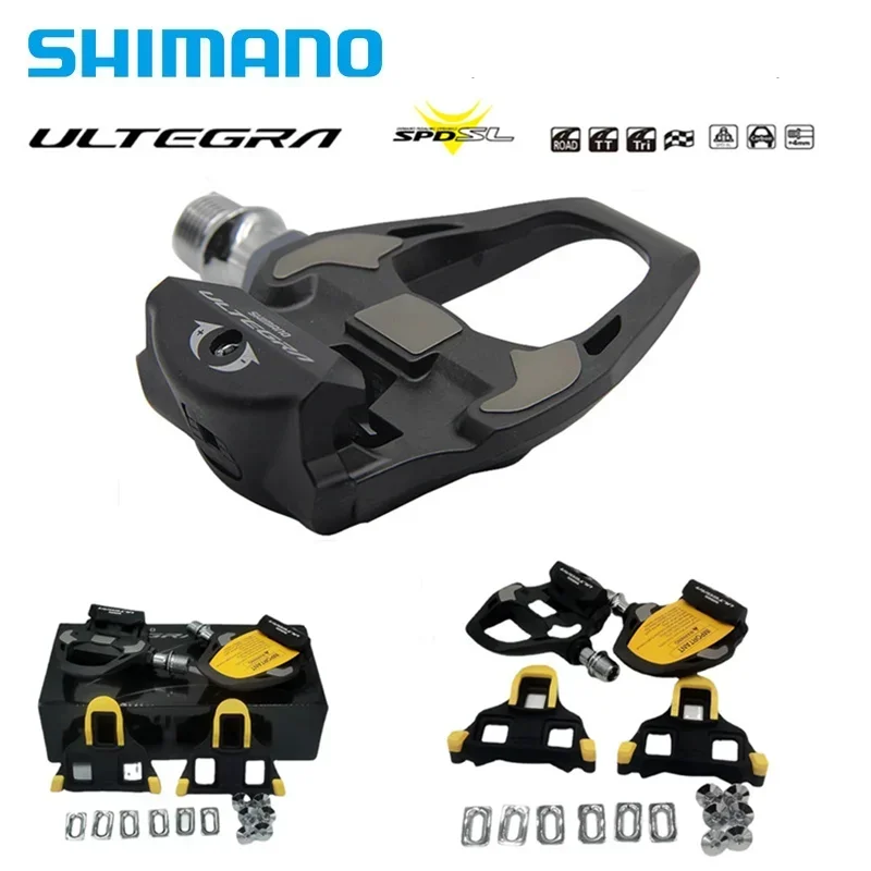 

SHIMANO Ultegra PD-R8000 Pedals Road Bike Clipless Pedals with SM-SH11 SPD-SL R8000 Cleats Pedal box road bike carbon pedals