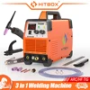 HITBOX TIG200 3 in 1 Welding Machine MMA ARC HF TIG IGBT Inverter Stick Welder Machine Arc Force Hot Start for Outdoor Home DIY 1