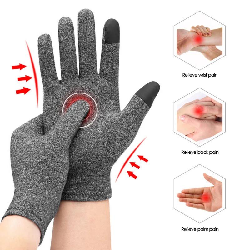 ArthriticJointPainReliefHandGlovesTherapyFingerGlovearthritis