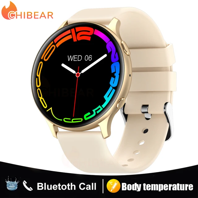 New 360*360 Full Touch Bluetooth Call Smart Men Watch Women Body Temperature Detection Voice Assistant Waterproof Smartwatch+Box,Male watch,sport male watch,sport watches men waterproof,waterproof digital sports watch,smart watches,blood pressure sleep monitor,smartwatch fitness,watches heart rate