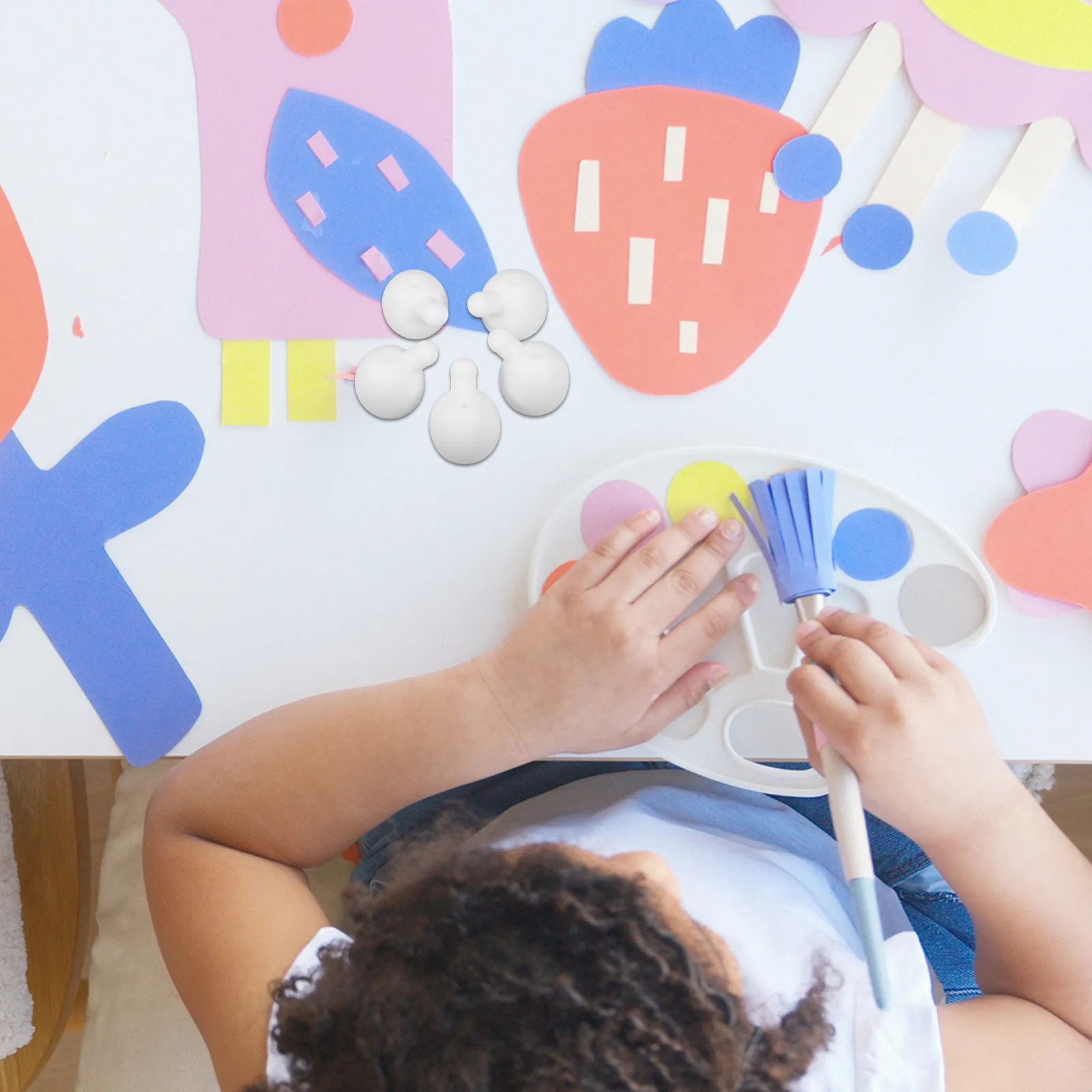 5개입 버블 인서트 스퀴즈 블로우 버블 이너볼 교체용 감각 스트레스 해소 DIY 공예 제작 소품 스퀴즈 인서트 부품