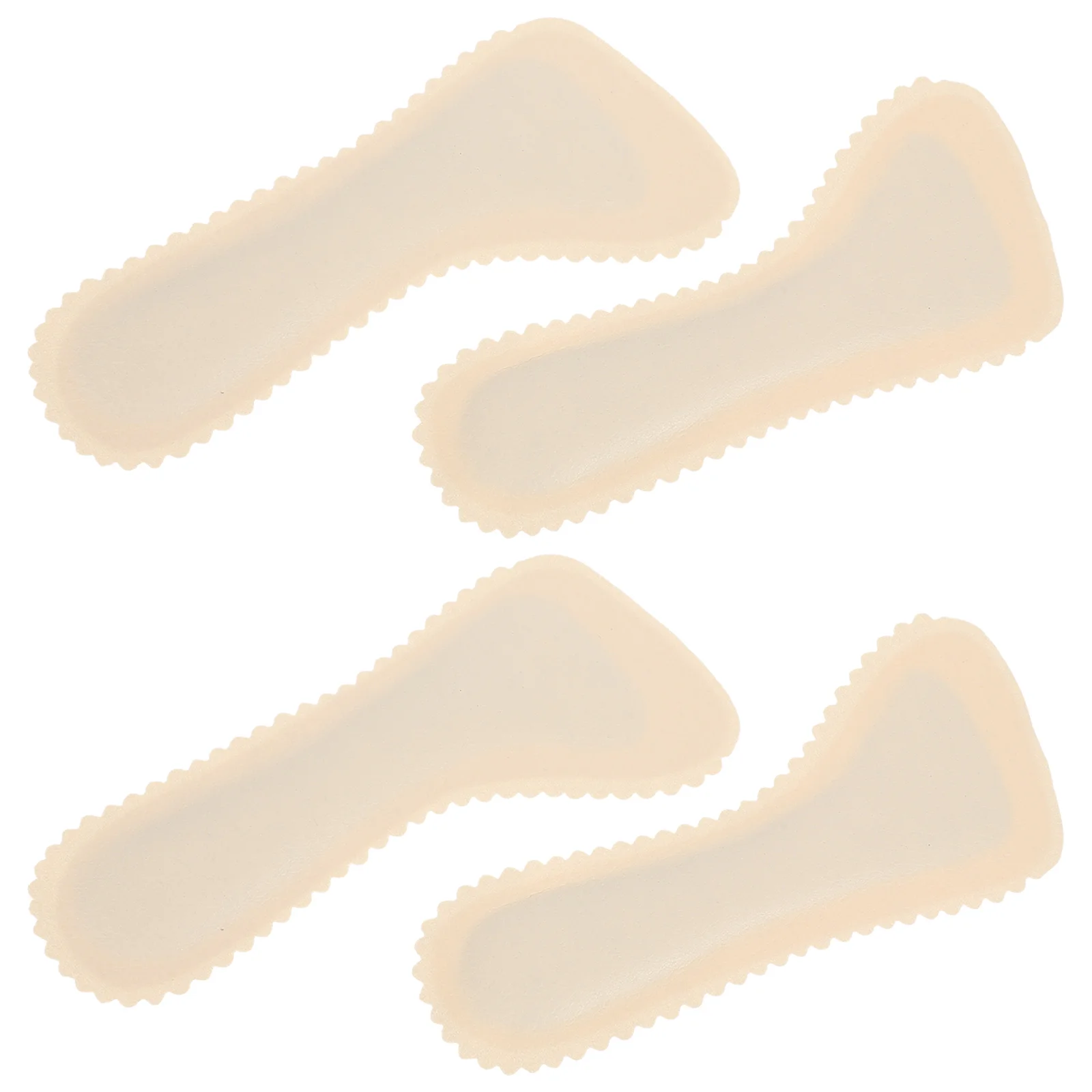 

2 Pairs Cork Cropped Insole Shoe Inserts High Heels Insoles Breathable Shoes Adhesive Emulsion Anti Women's