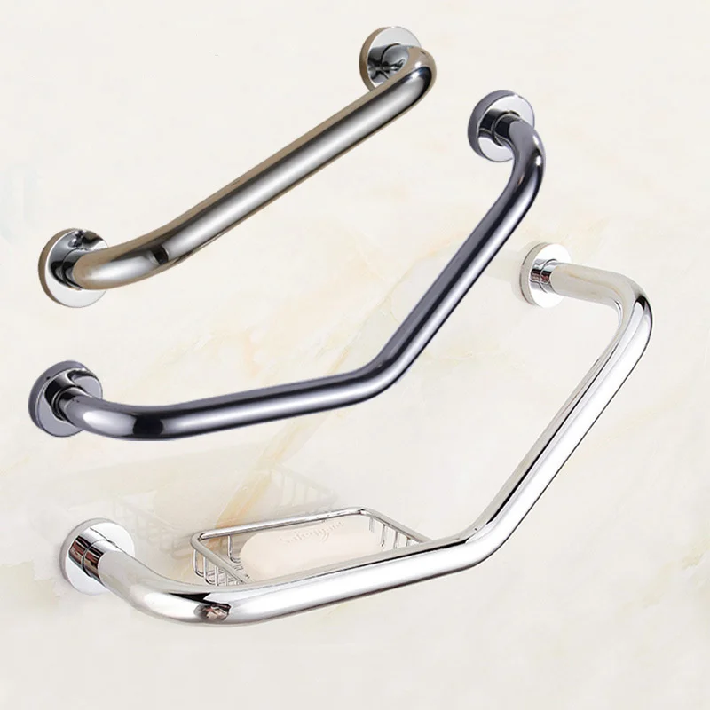 50cm-Steel-Grab-Bar-Bathroom-Safety-Rail-Handle-with-Towel-Soap-Holder ...