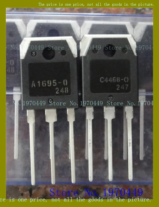 

2pcs/lot=a pair 2SA1695-O 2SC4468-O TO-3P