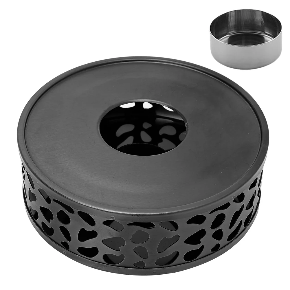 Teapot Warmers Stainless Steel Heating Base Tea Warmer Teapot Heater Kettle Metal with Tealight Holder Lights Candles Warming