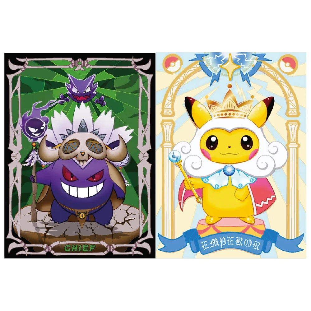 

64 шт./набор, Защитные чехлы для карт Ptcg Gengar 67x92 мм