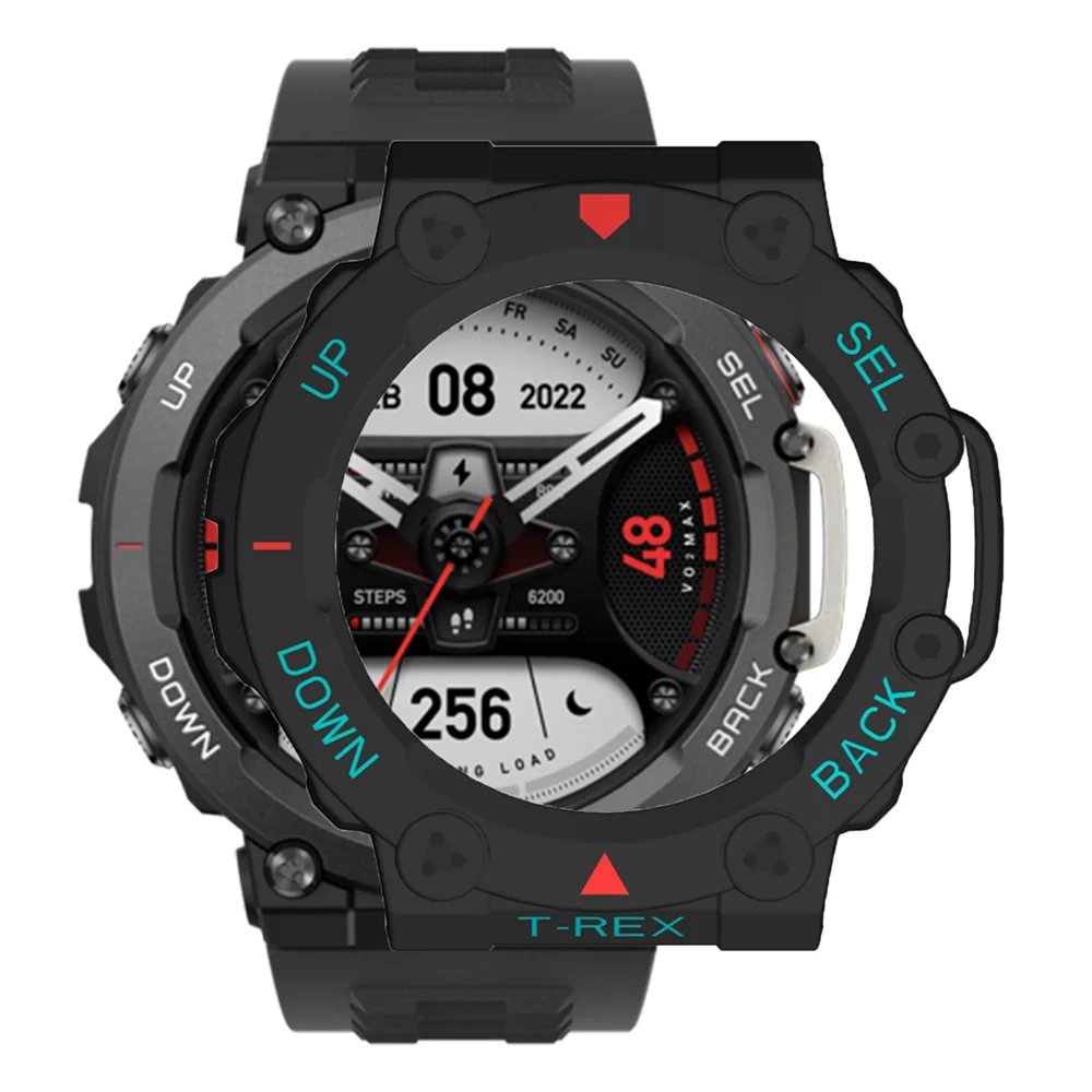 Rugged Protective PC Hard Case for Smartwatch with Scale Edge