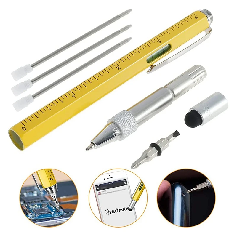 6 In 1 Multitool Pen,   Ʈ, ƺ ,  Ÿŷ Stuffers,  Ư ũ 