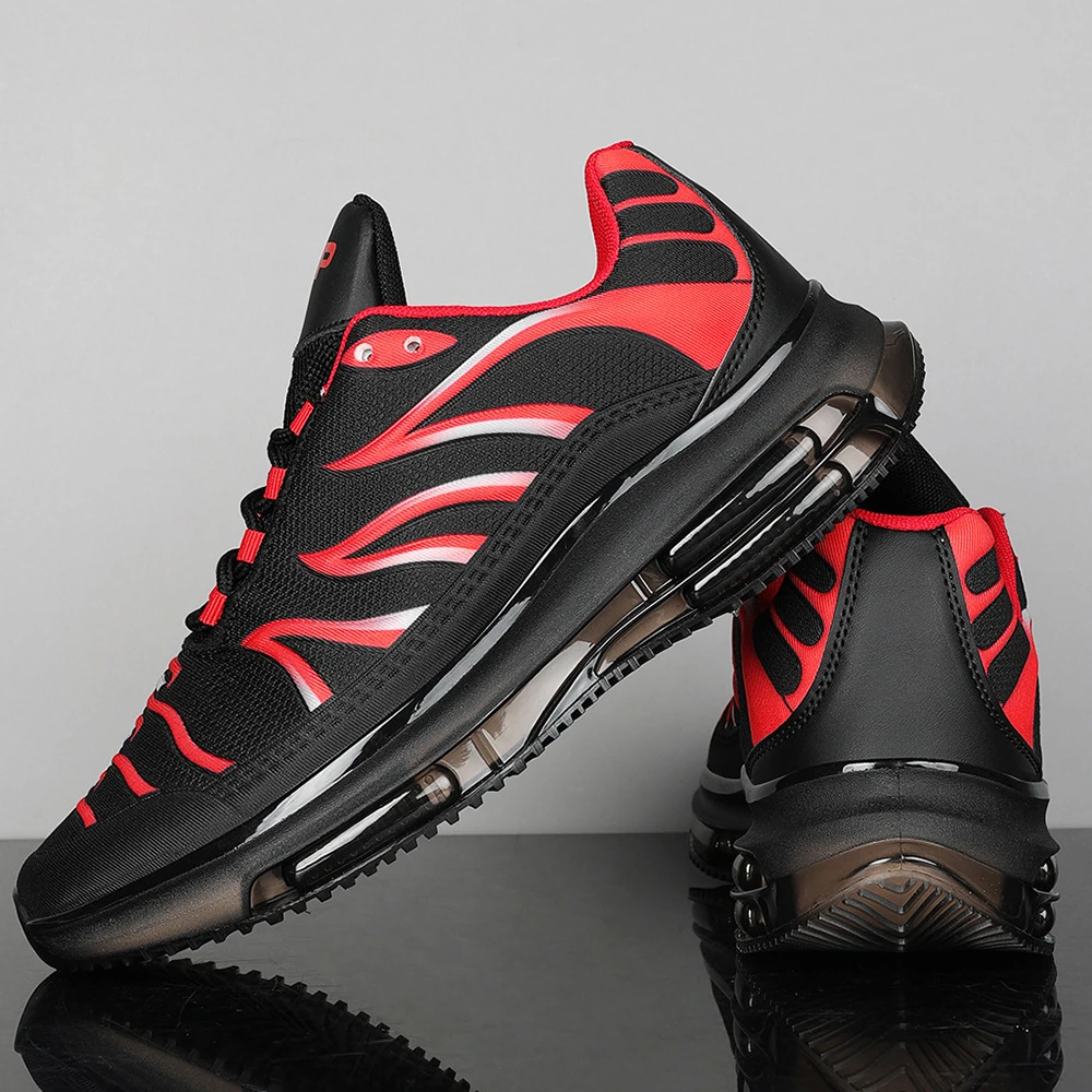 Men's Sneakers Buffer Running Shoes Heavyweight Runners Men Non-slip Breathable Lightweight Outdoor Sport Shoes Hot Sales Runner 2