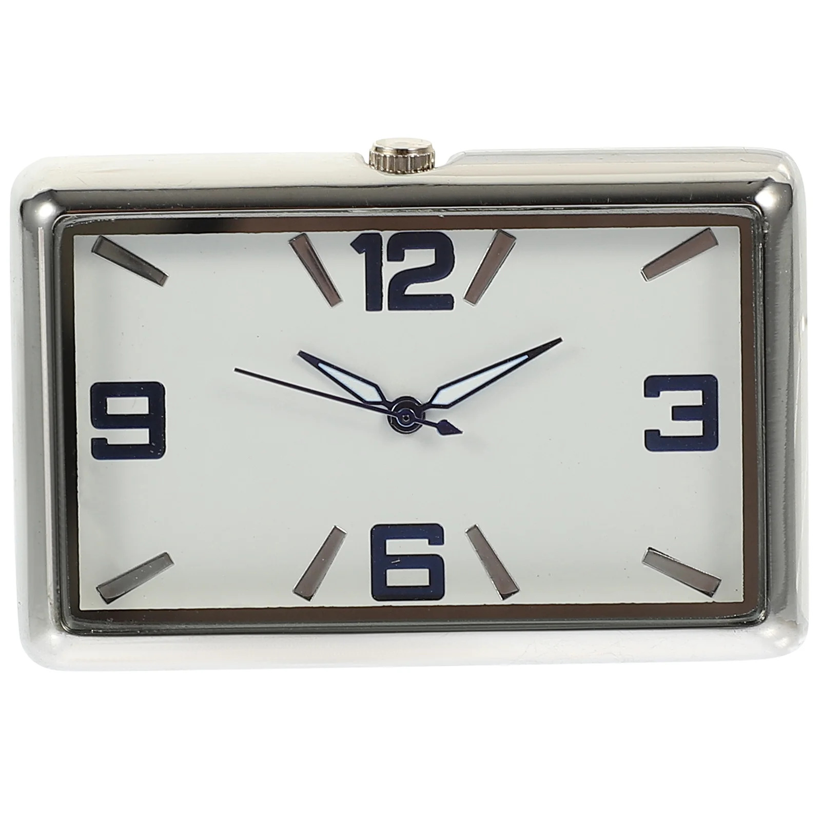 Clock Car Dashboard Tiny Decor Mini Lock Supplies Adesivo Fluorescente Quadrato Universale