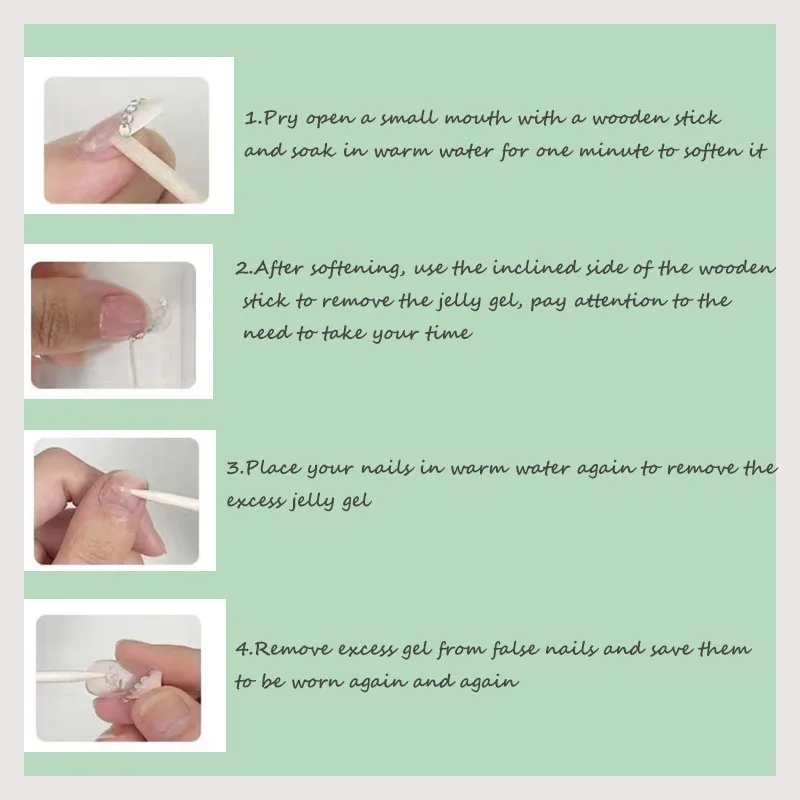 Handmade Piggy Short French Fake Nails