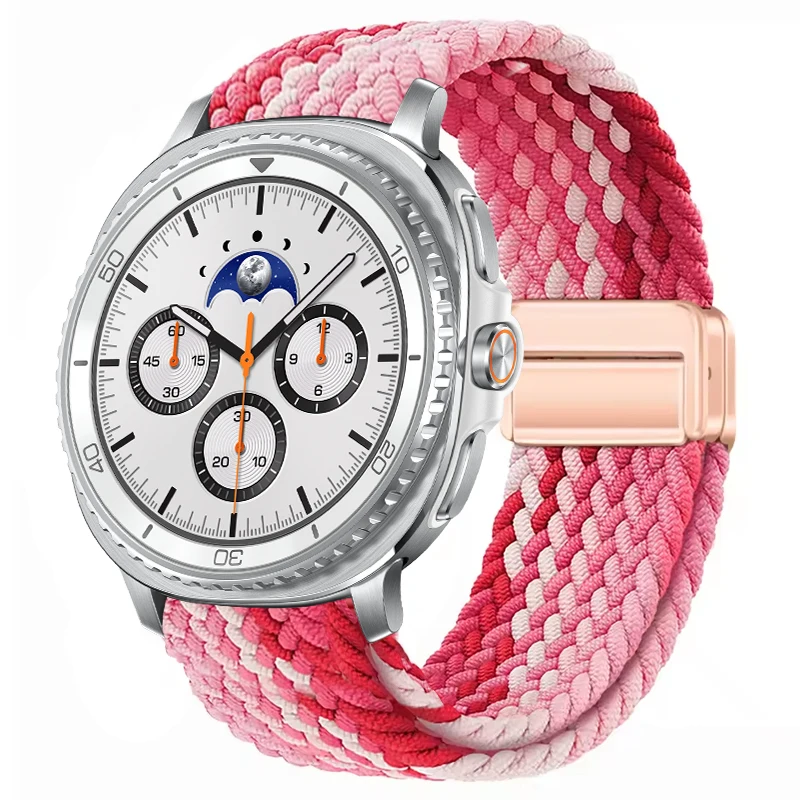 Braided Nylon Solo Loop Bracelet - Magnetic Sports Strap